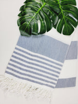 Beach/Bath Turkish Towel Easy carry Quick Dry - Navy from EBRU Home