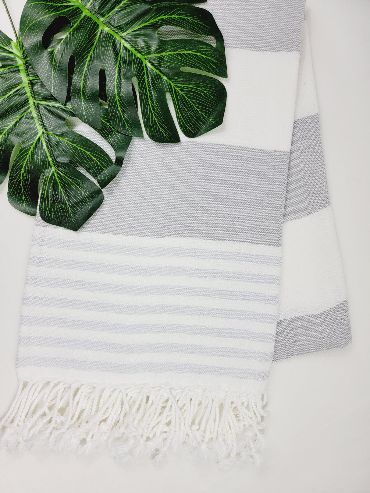 Beach/Bath Turkish Towel Easy carry Quick Dry - Gray from EBRU Home