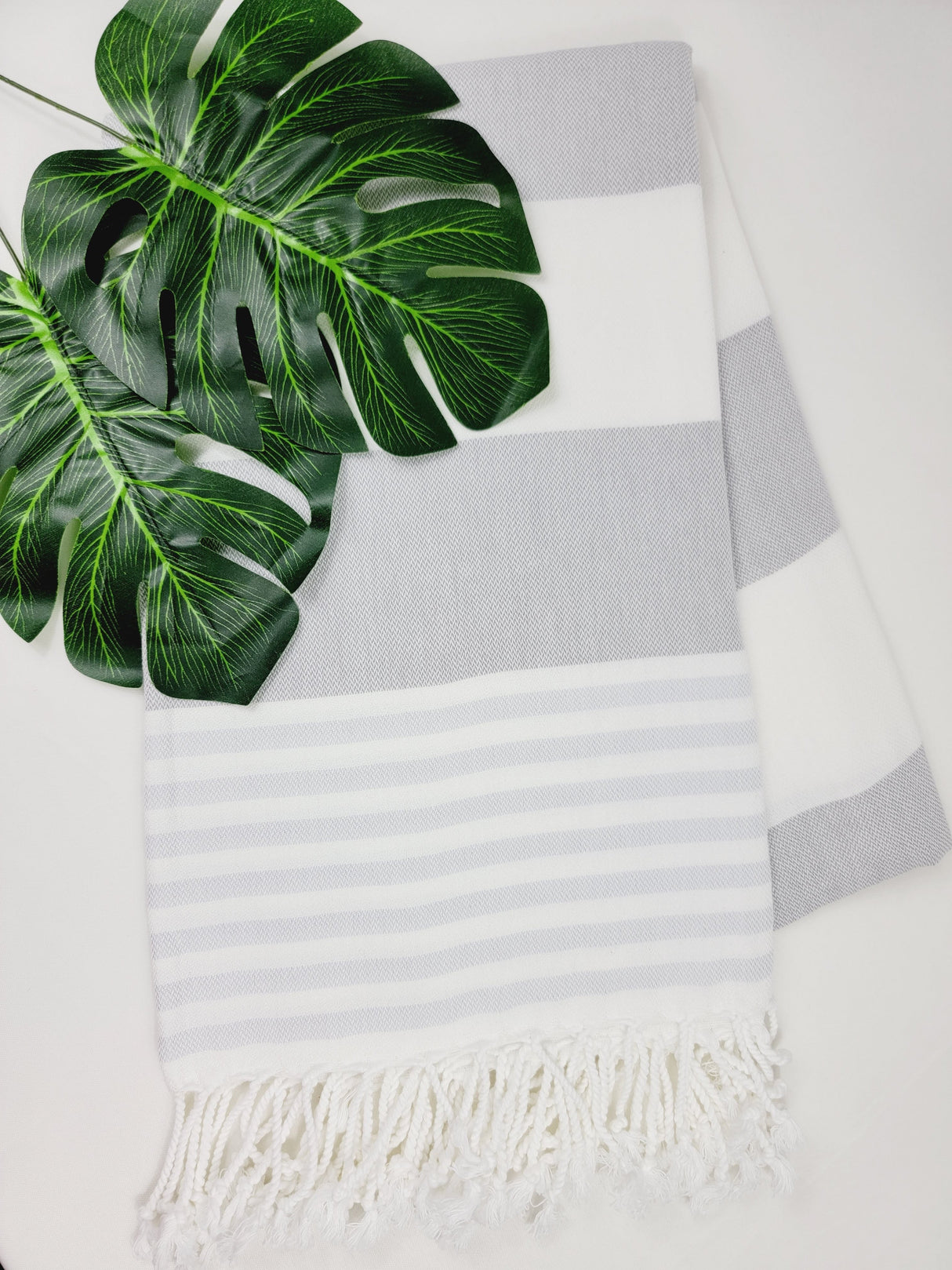 Beach/Bath Turkish Towel Easy carry Quick Dry - Gray from EBRU Home