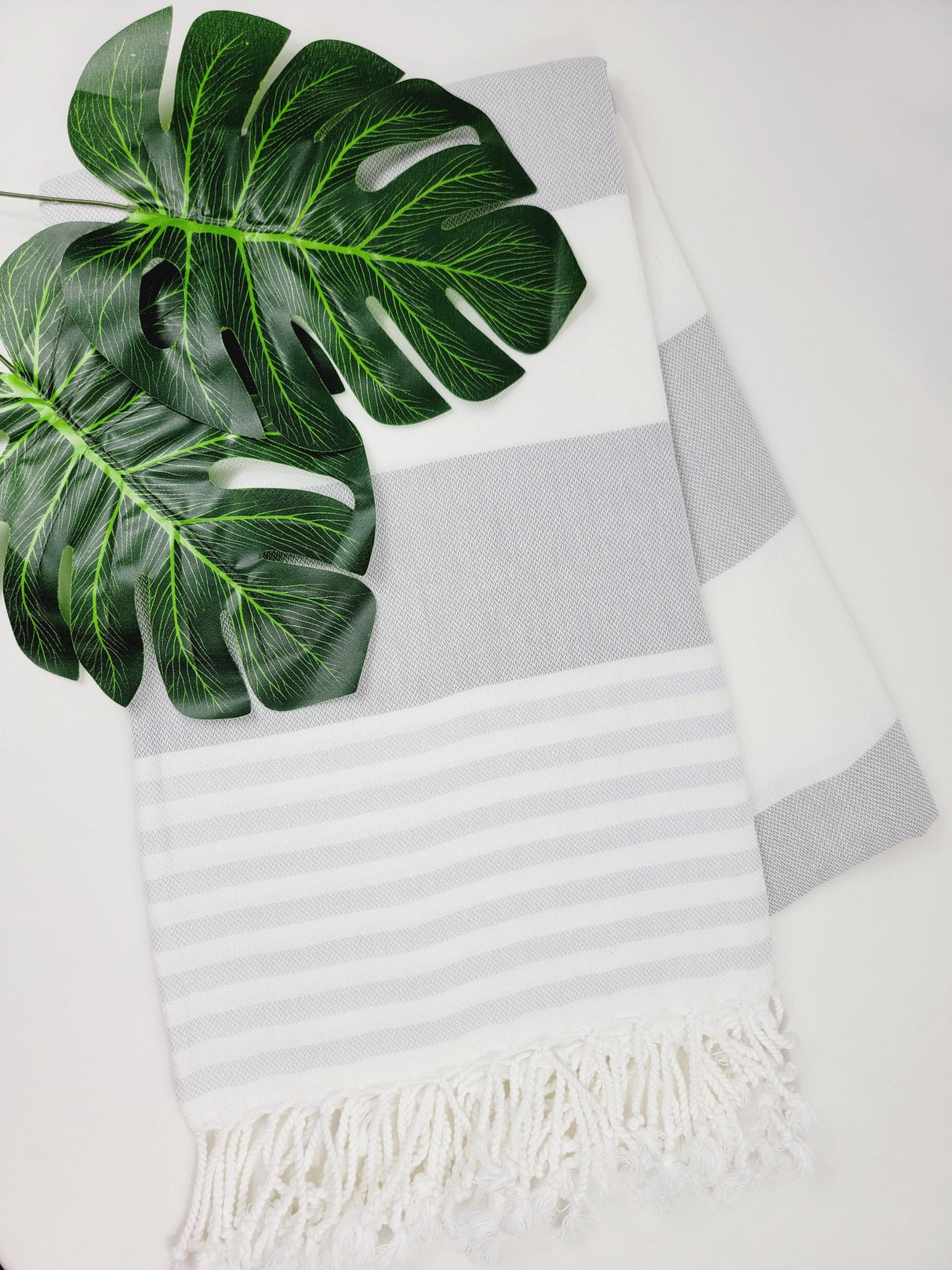 Beach/Bath Turkish Towel Easy carry Quick Dry - Gray from EBRU Home
