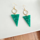 Olivia Earrings - Green from Spiffy & Splendid