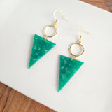 Olivia Earrings - Green from Spiffy & Splendid