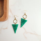 Olivia Earrings - Green from Spiffy & Splendid