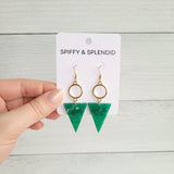 Olivia Earrings - Green from Spiffy & Splendid