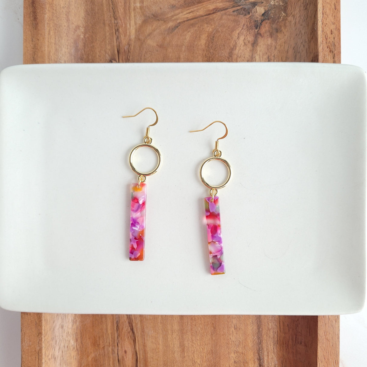 Isabella Earrings - Paradise Pink from Spiffy & Splendid