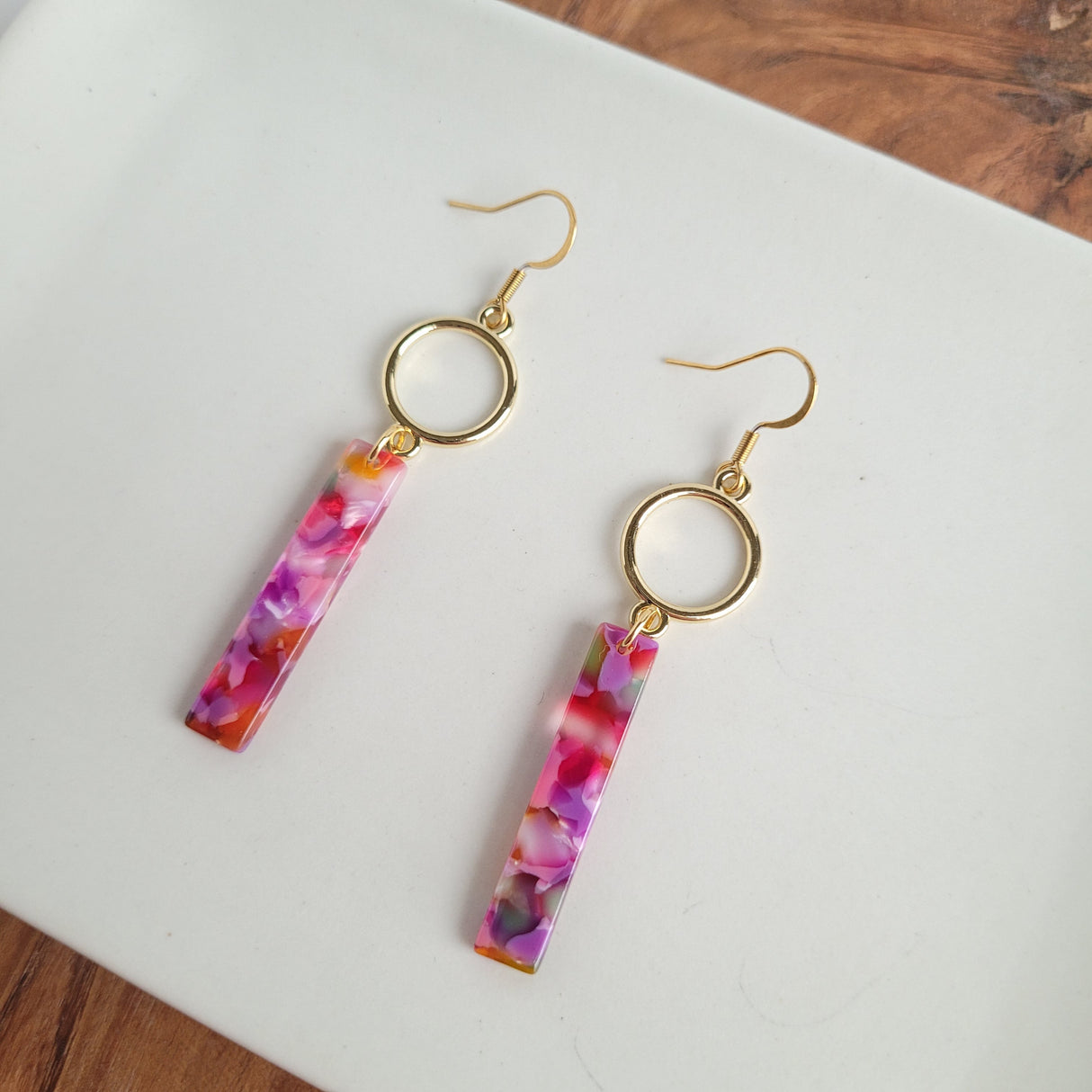 Isabella Earrings - Paradise Pink from Spiffy & Splendid