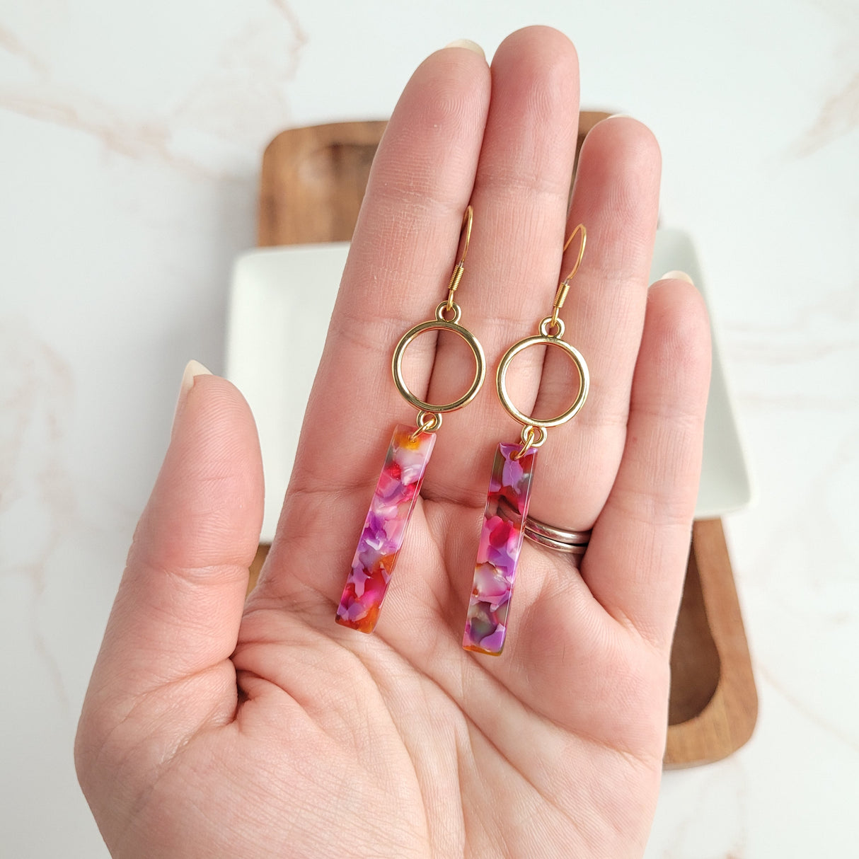 Isabella Earrings - Paradise Pink from Spiffy & Splendid