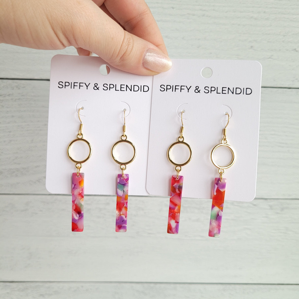 Isabella Earrings - Paradise Pink from Spiffy & Splendid