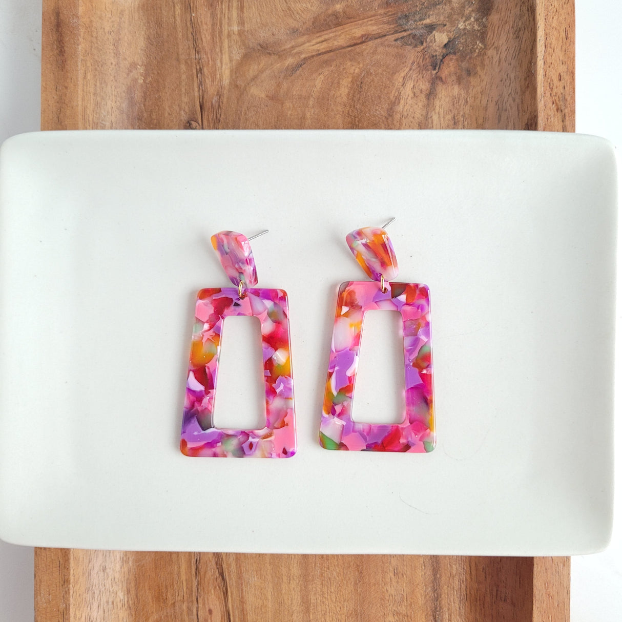 Avery Earrings - Paradise Pink from Spiffy & Splendid