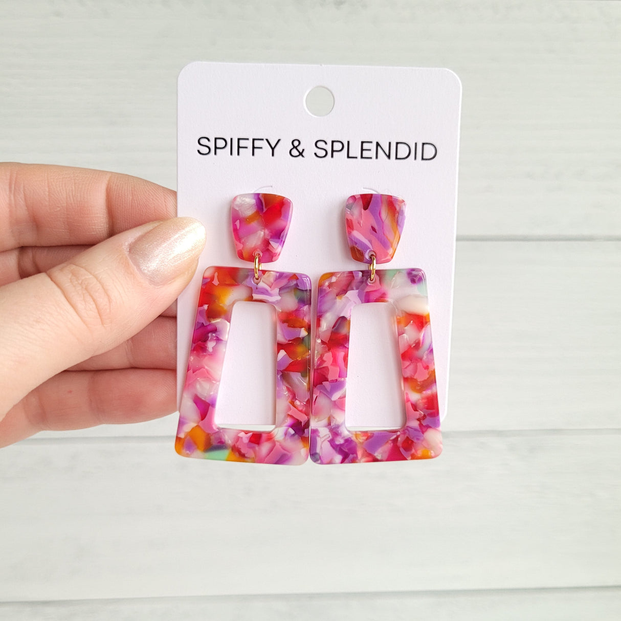 Avery Earrings - Paradise Pink from Spiffy & Splendid