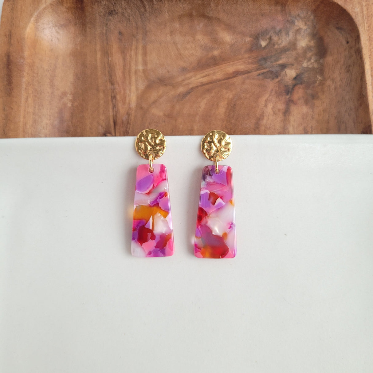 Mia Mini Earrings - Paradise Pink from Spiffy & Splendid