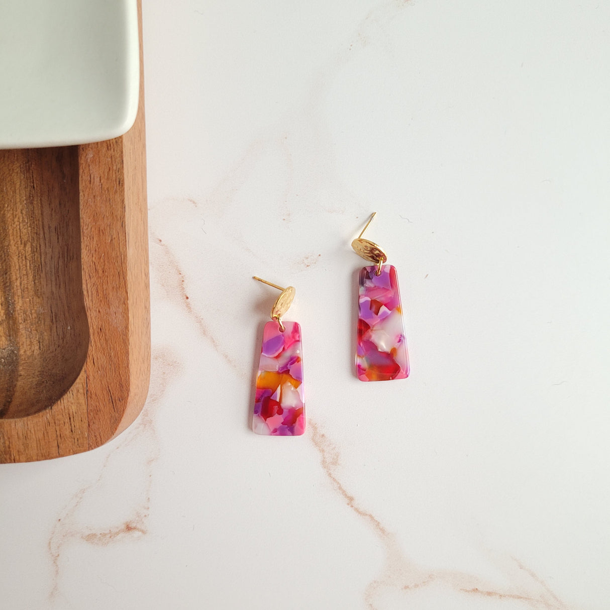 Mia Mini Earrings - Paradise Pink from Spiffy & Splendid