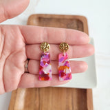 Mia Mini Earrings - Paradise Pink from Spiffy & Splendid