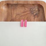 Bella Bar Studs - Rose Pink from Spiffy & Splendid