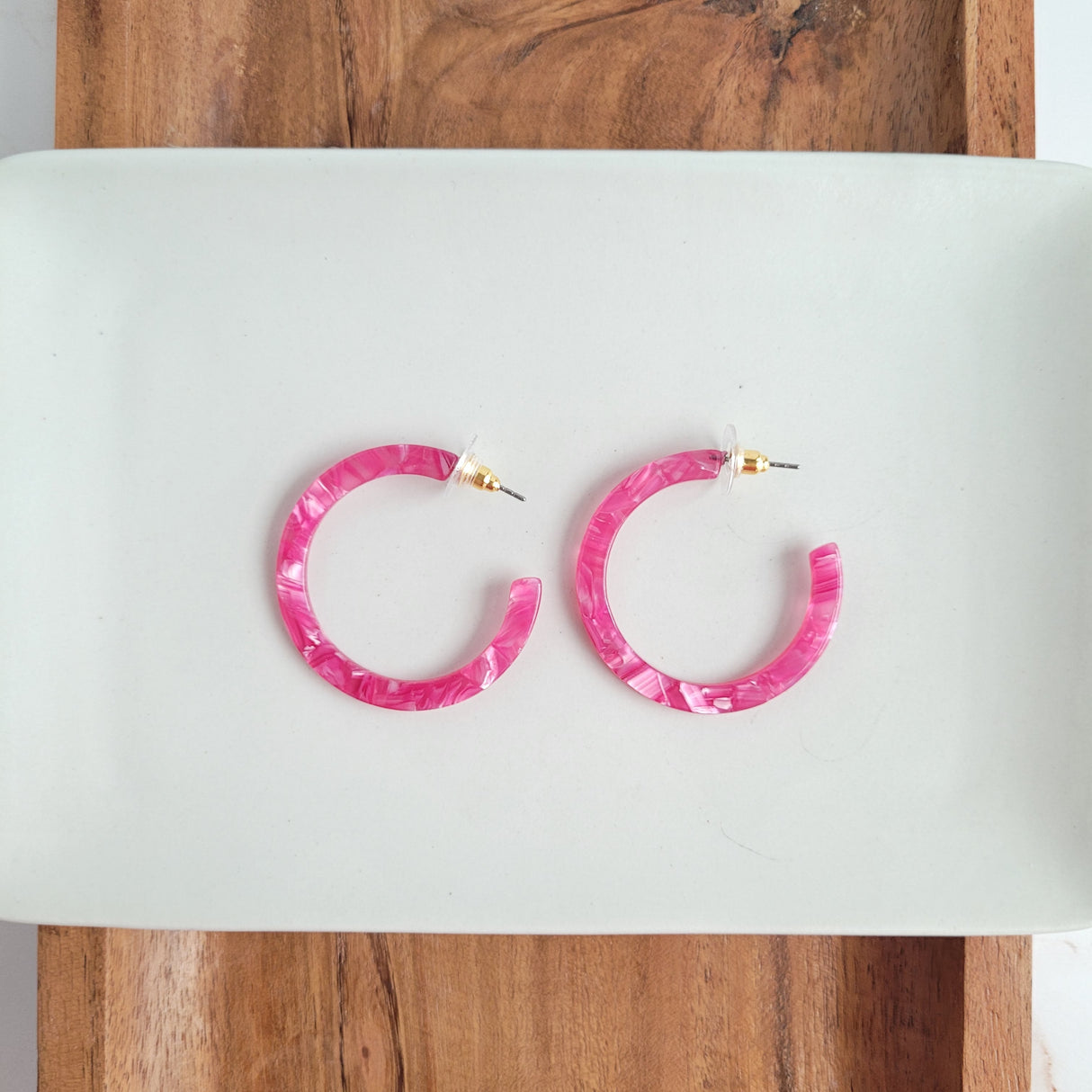 Camy Hoops - Raspberry from Spiffy & Splendid