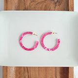 Camy Hoops - Raspberry from Spiffy & Splendid