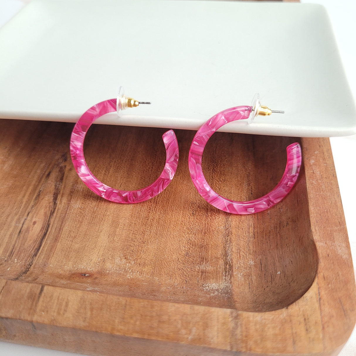 Camy Hoops - Raspberry from Spiffy & Splendid