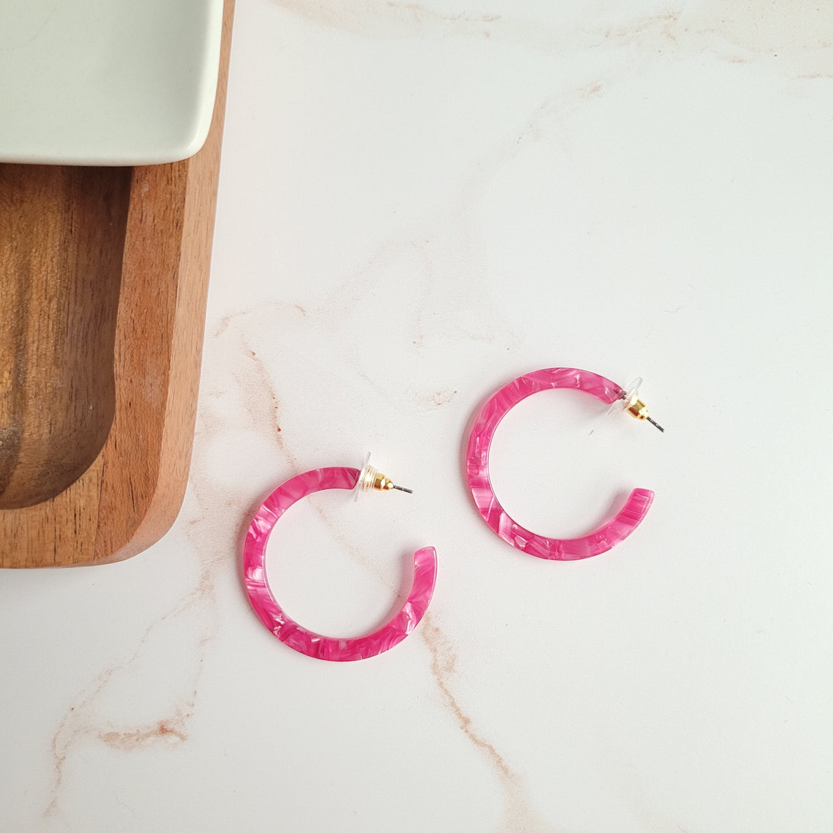 Camy Hoops - Raspberry from Spiffy & Splendid
