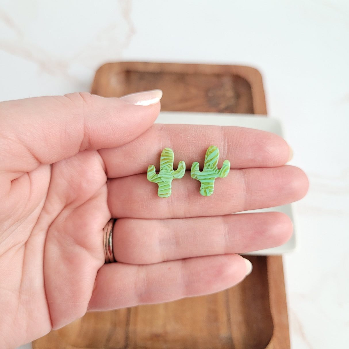 Cactus Studs from Spiffy & Splendid