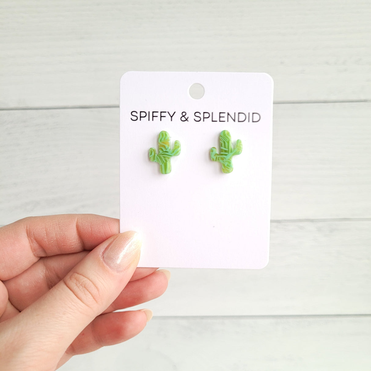 Cactus Studs from Spiffy & Splendid