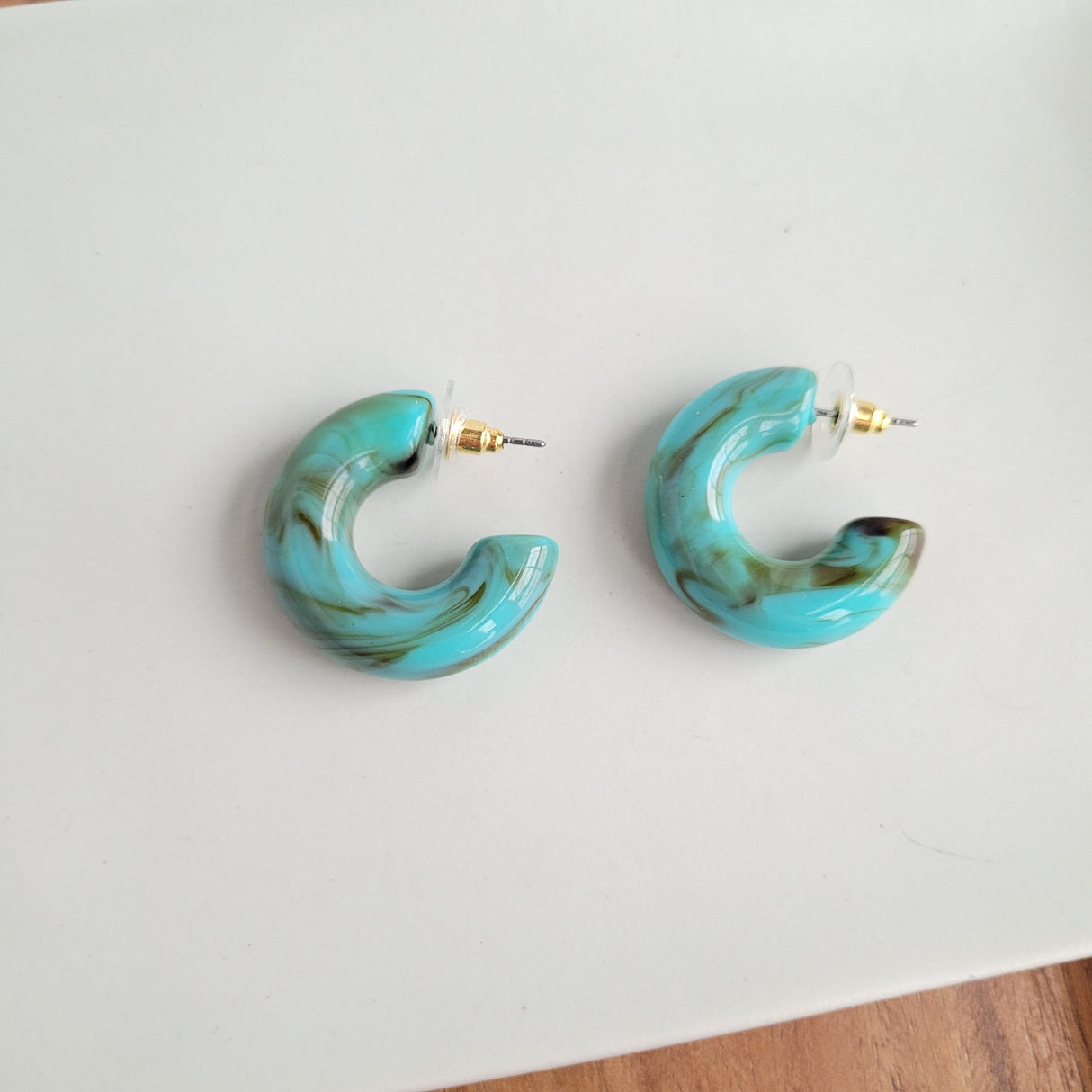 Chloe Hoops - Turquoise from Spiffy & Splendid
