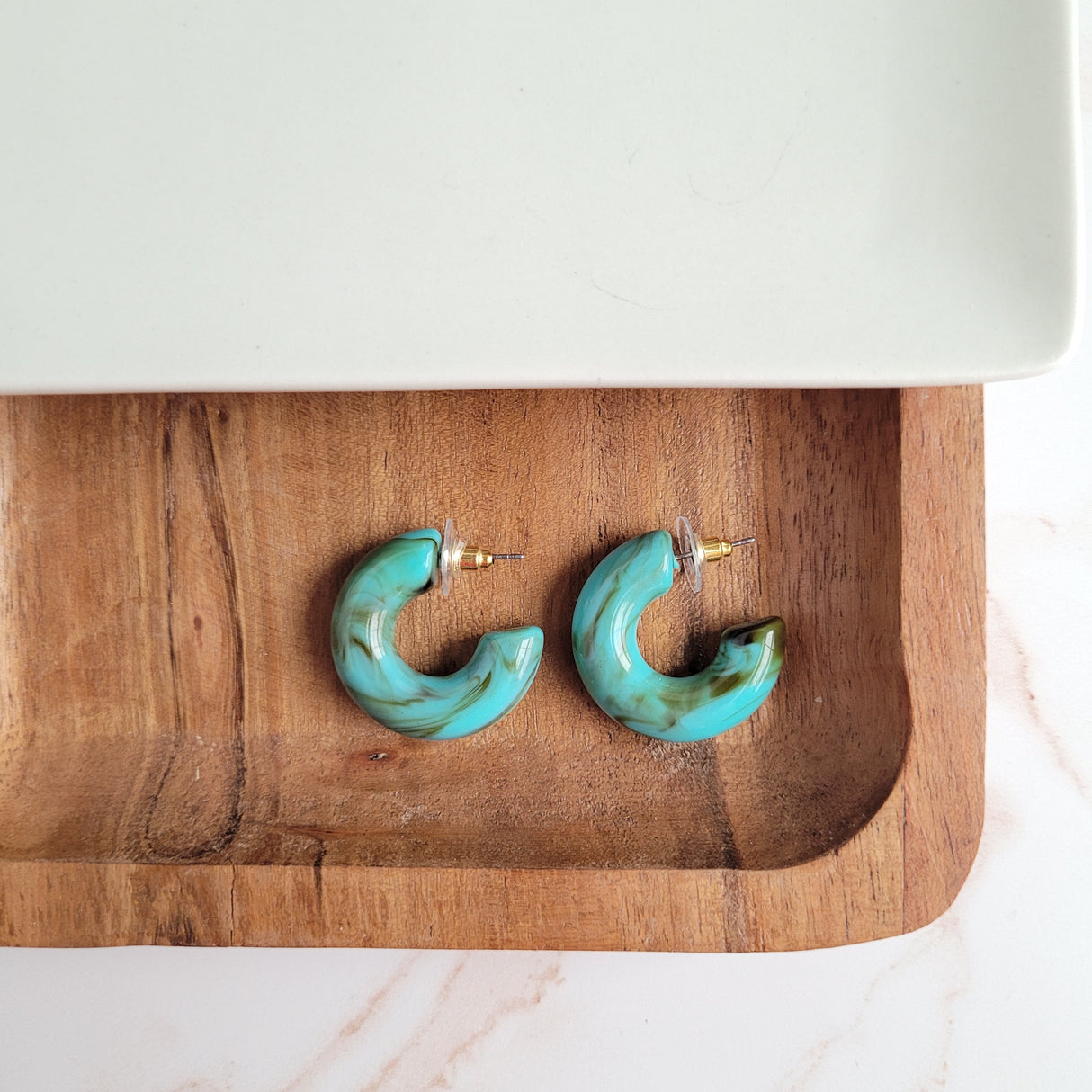 Chloe Hoops - Turquoise from Spiffy & Splendid