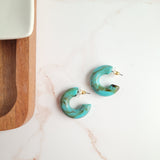Chloe Hoops - Turquoise from Spiffy & Splendid