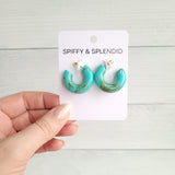 Chloe Hoops - Turquoise from Spiffy & Splendid