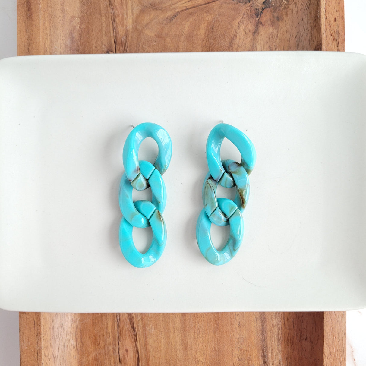 Brooklyn Earrings - Turquoise from Spiffy & Splendid
