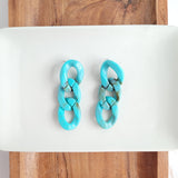 Brooklyn Earrings - Turquoise from Spiffy & Splendid