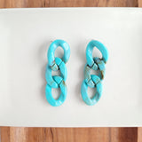 Brooklyn Earrings - Turquoise from Spiffy & Splendid