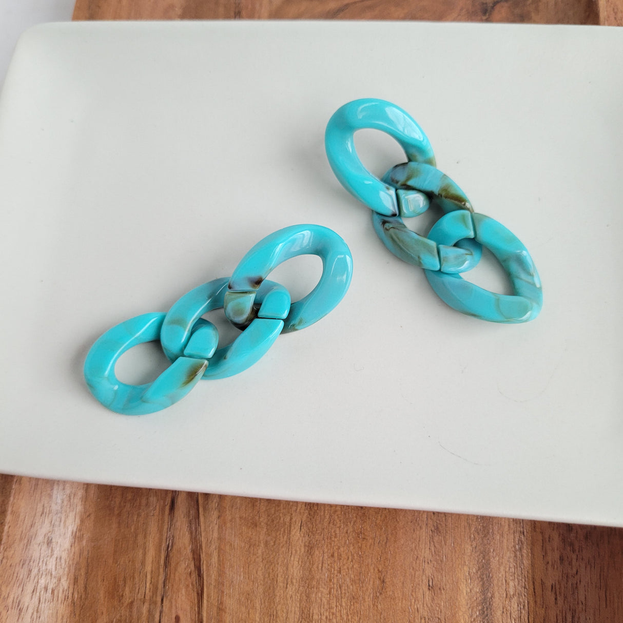 Brooklyn Earrings - Turquoise from Spiffy & Splendid