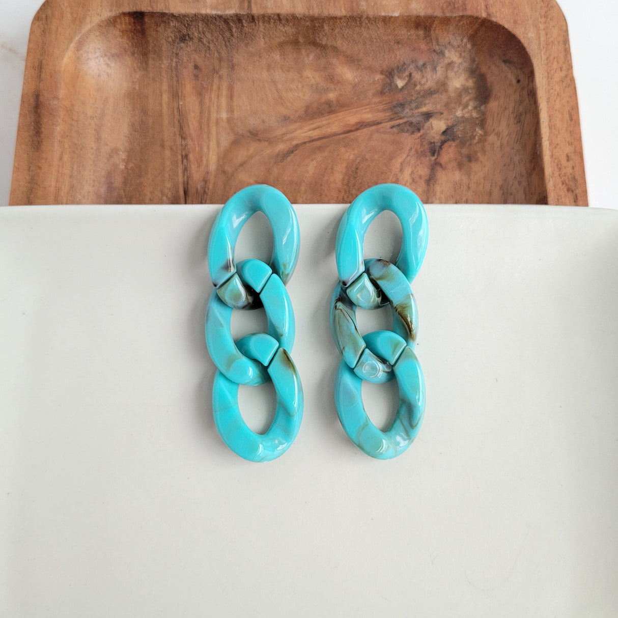 Brooklyn Earrings - Turquoise from Spiffy & Splendid