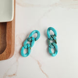 Brooklyn Earrings - Turquoise from Spiffy & Splendid
