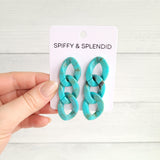Brooklyn Earrings - Turquoise from Spiffy & Splendid