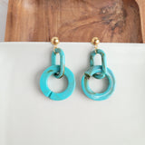 Cora Earrings - Turquoise from Spiffy & Splendid