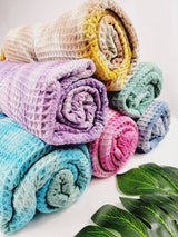 Bundle 5 Pack Bath,Beach Towel, Waffle Tie dye Towel from EBRU Home