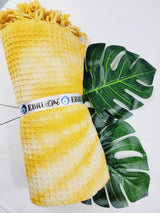 Bath Towel, Waffle Towel, Turkish Beach Towel, Handmade Tie dye from EBRU Home