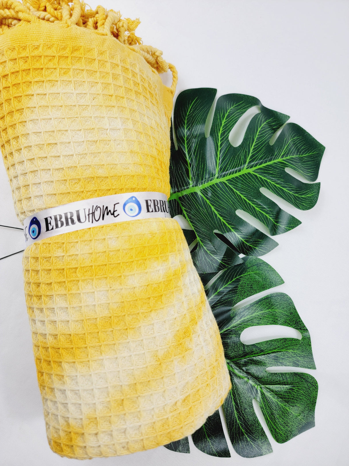 Bath Towel, Waffle Towel, Turkish Beach Towel, Handmade Tie dye from EBRU Home