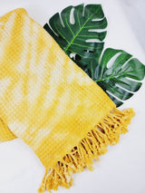 Bath Towel, Waffle Towel, Turkish Beach Towel, Handmade Tie dye from EBRU Home