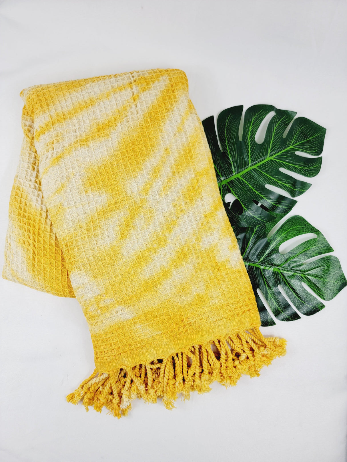 Bath Towel, Waffle Towel, Turkish Beach Towel, Handmade Tie dye from EBRU Home