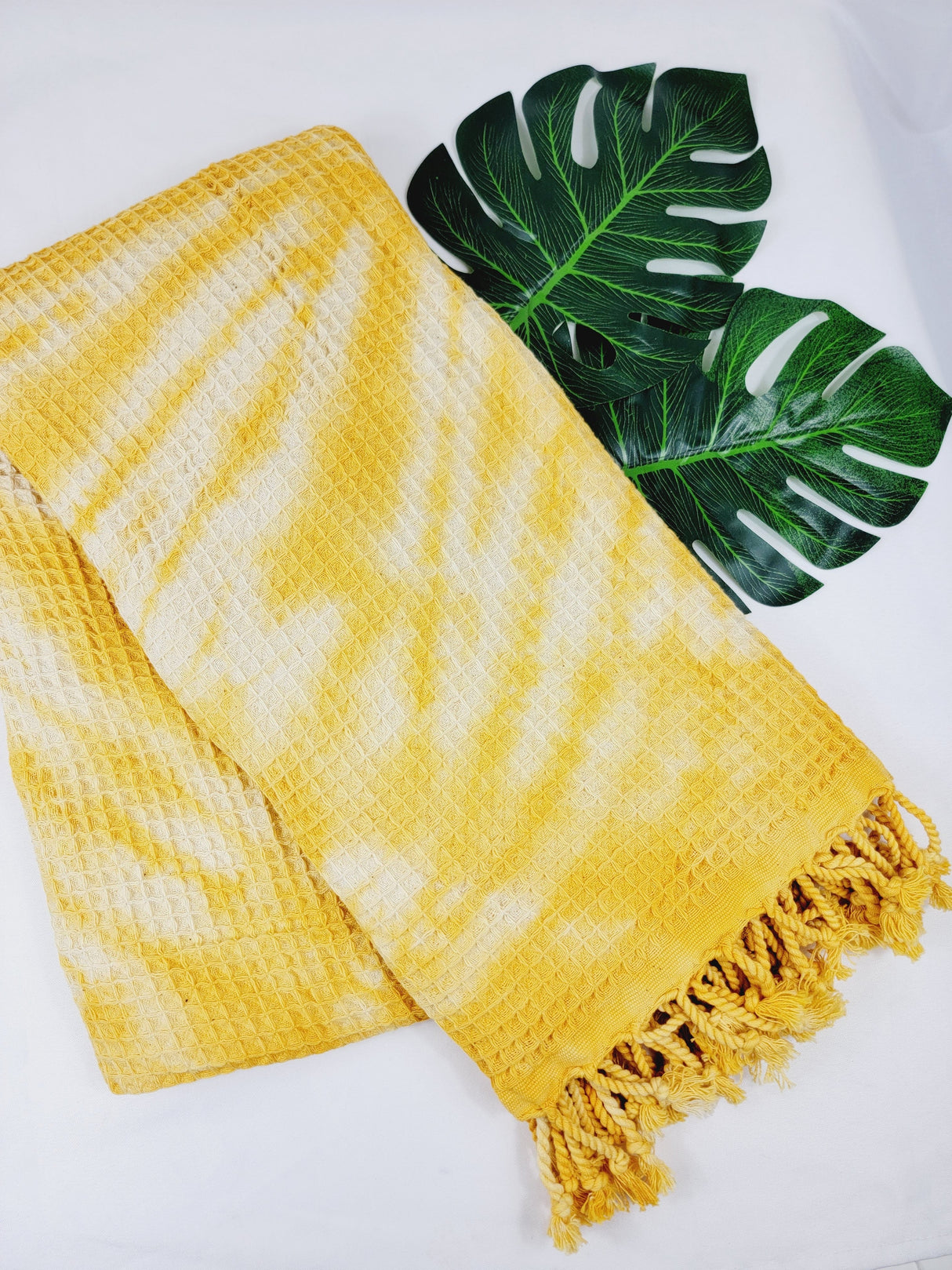 Bath Towel, Waffle Towel, Turkish Beach Towel, Handmade Tie dye from EBRU Home