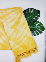Bath Towel, Waffle Towel, Turkish Beach Towel, Handmade Tie dye from EBRU Home