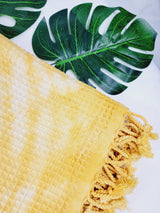Bath Towel, Waffle Towel, Turkish Beach Towel, Handmade Tie dye from EBRU Home