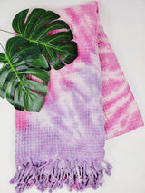 Bundle 5 Pack Bath,Beach Towel, Waffle Tie dye Towel from EBRU Home