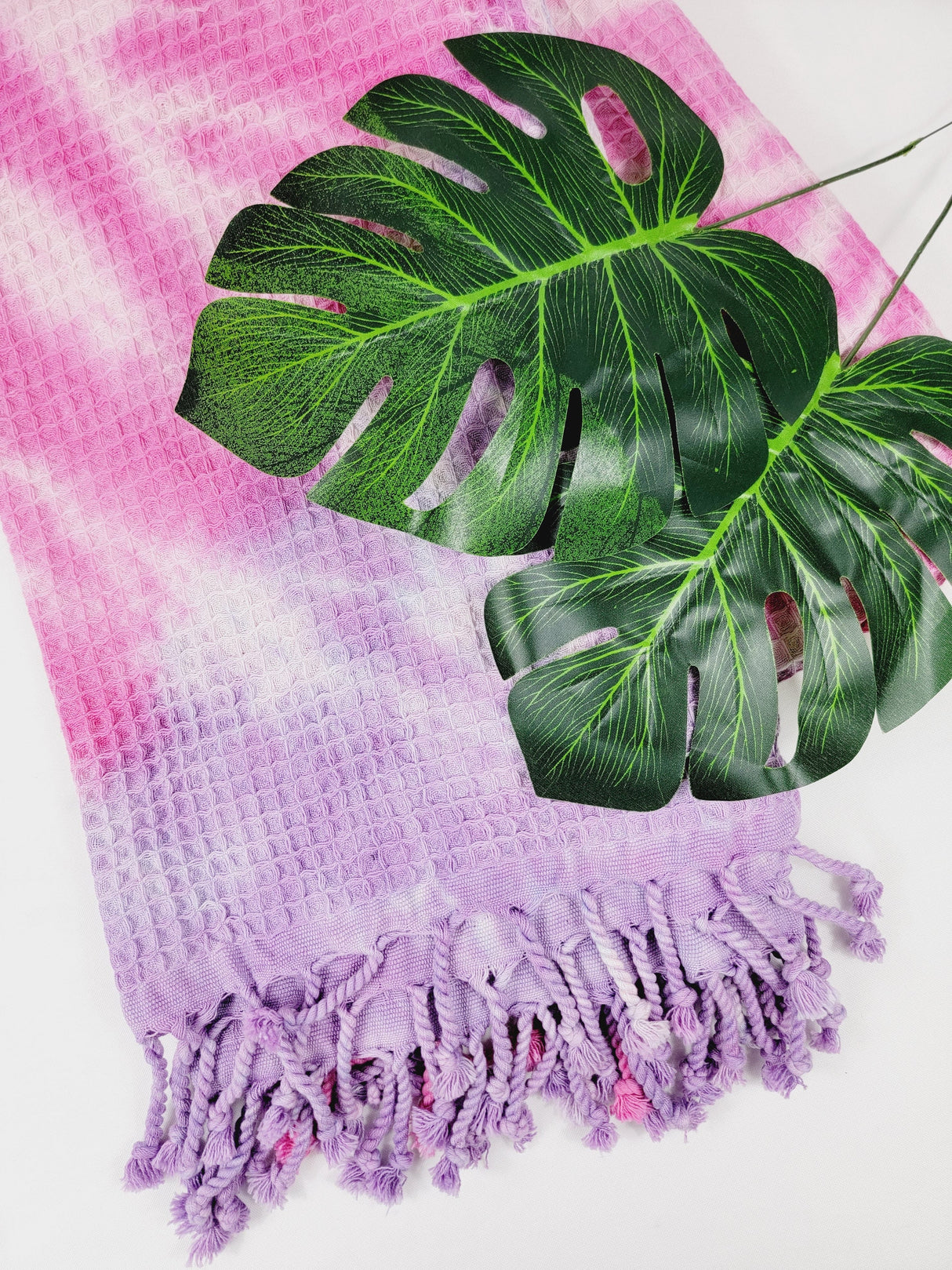 Bath Towel, Waffle Towel, Turkish Beach Towel, Handmade Tie dye from EBRU Home