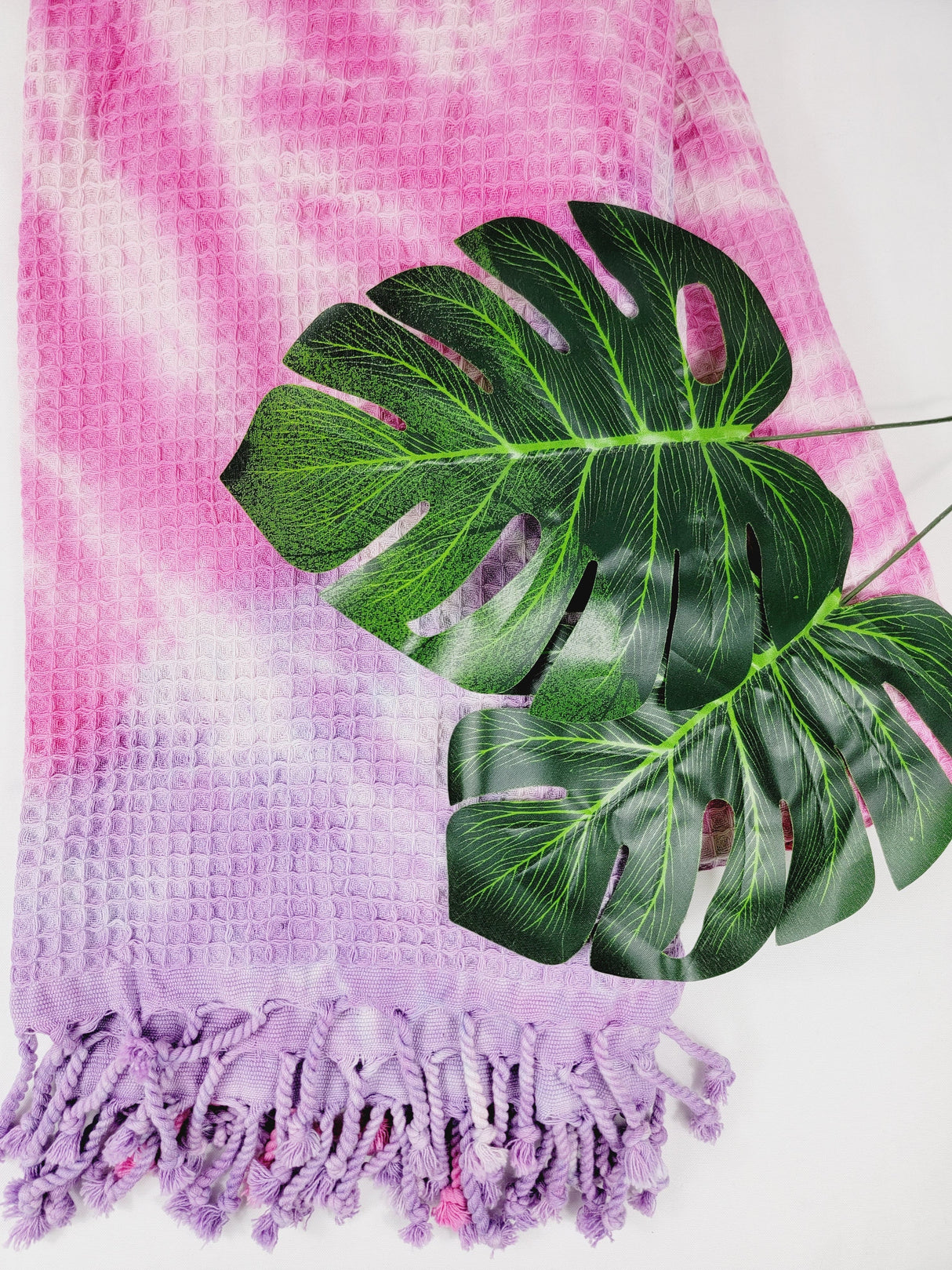 Bath Towel, Waffle Towel, Turkish Beach Towel, Handmade Tie dye from EBRU Home