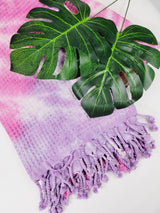Bath Towel, Waffle Towel, Turkish Beach Towel, Handmade Tie dye from EBRU Home