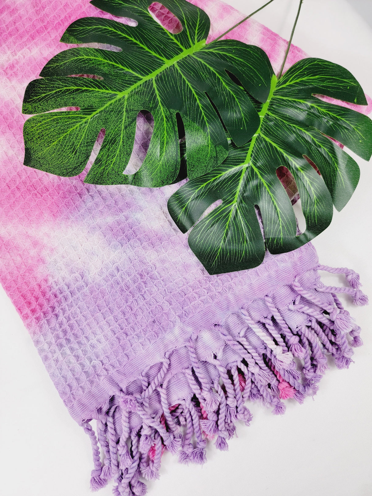 Bundle 5 Pack Bath,Beach Towel, Waffle Tie dye Towel from EBRU Home