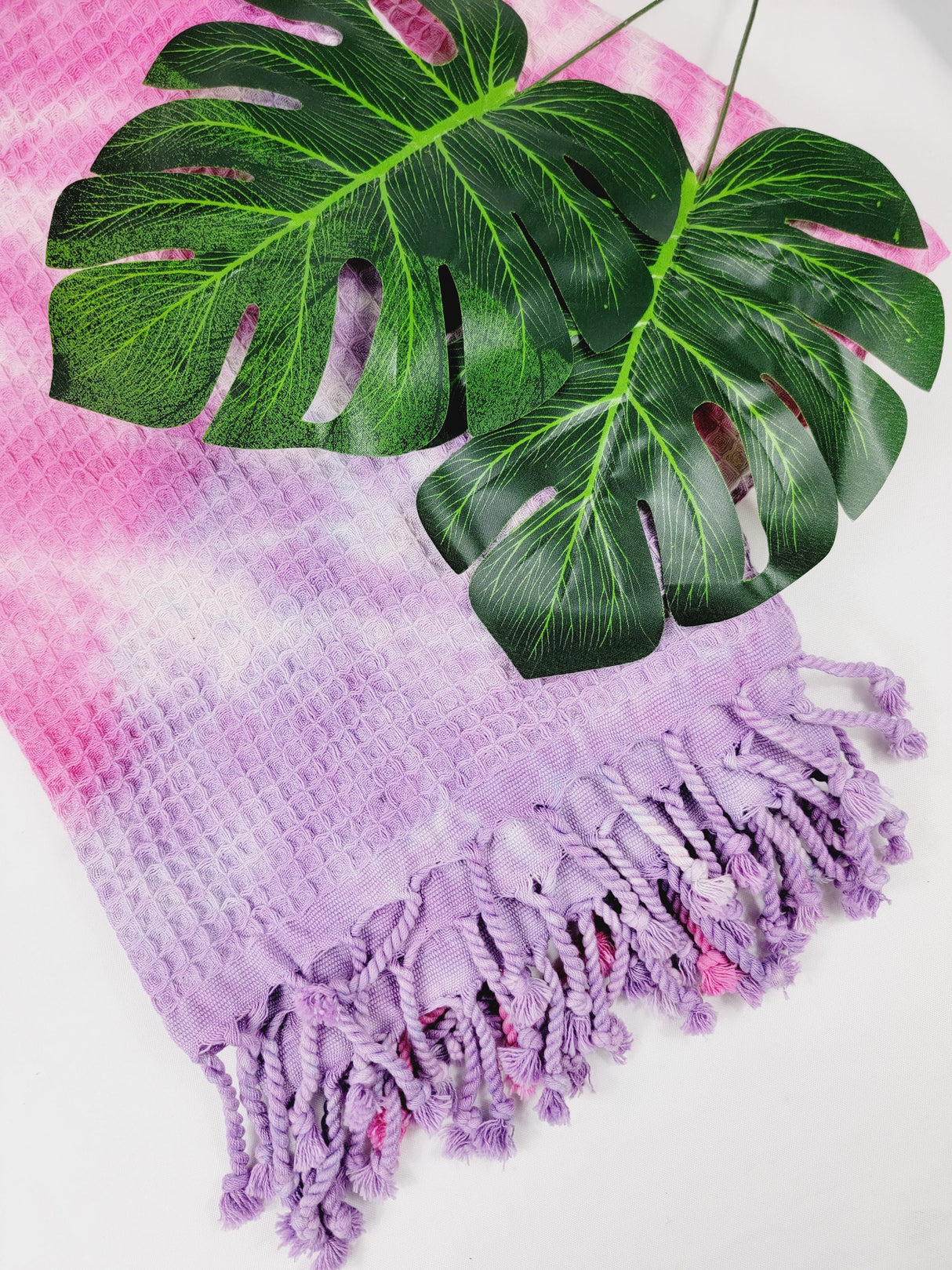 Bath Towel, Waffle Towel, Turkish Beach Towel, Handmade Tie dye from EBRU Home